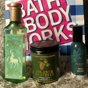 (3 items)  BBW Candle Ever Grateful & Gel Hand Soap & Room Spray